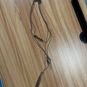 Elegant Silver and Turquoise Layered Necklace